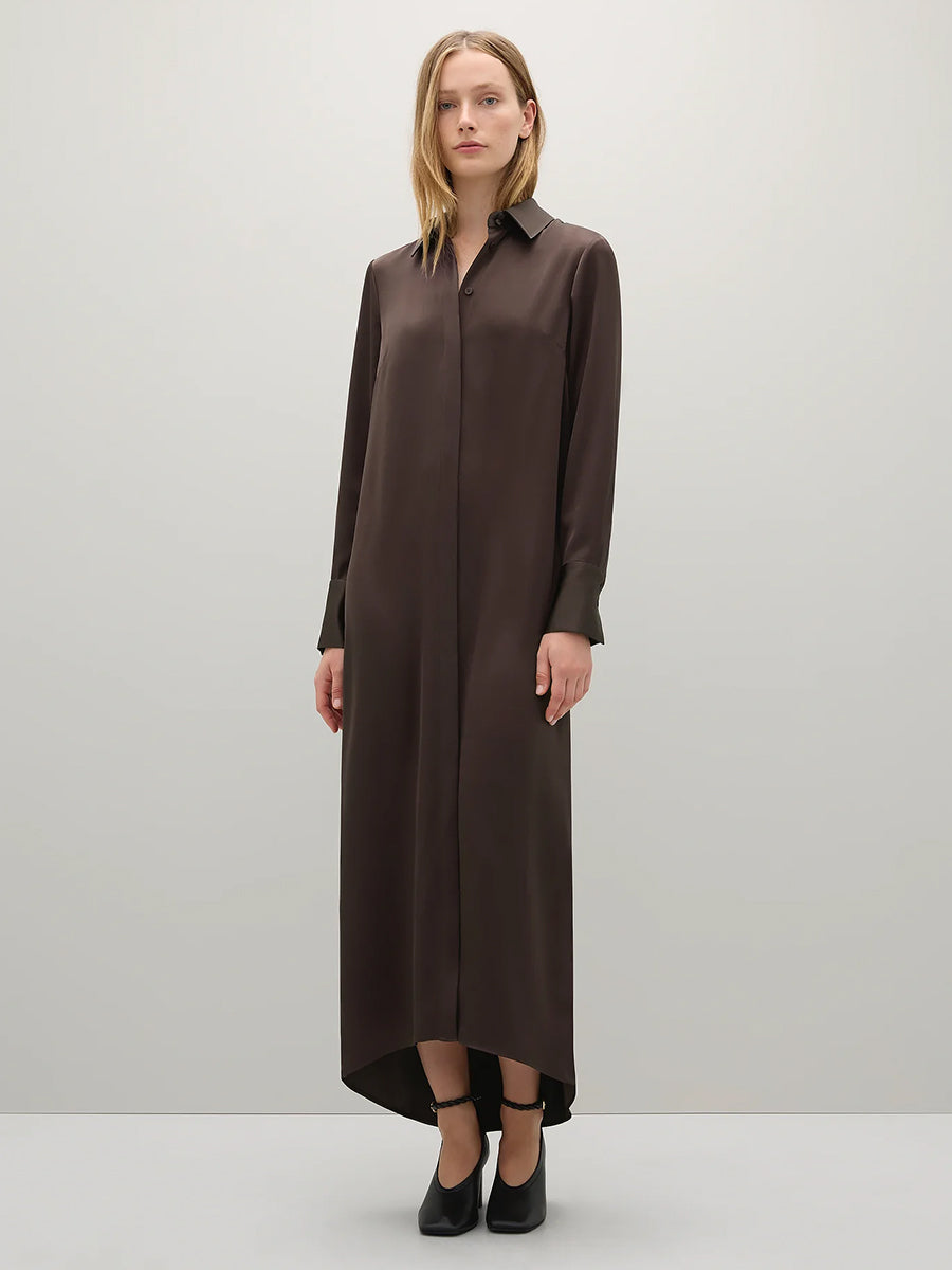 The Philippa Dress in Umber