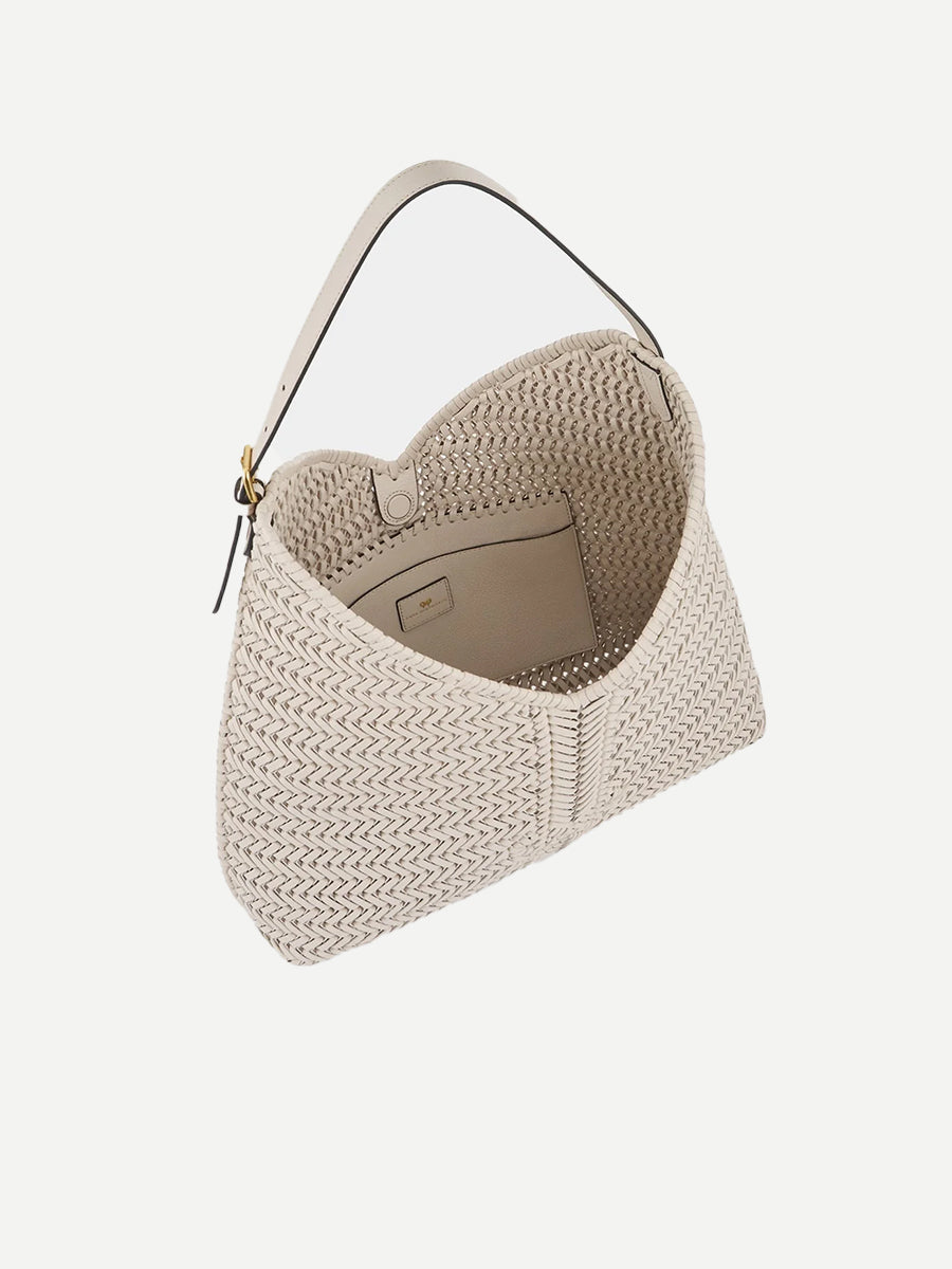 Anya Hindmarch | The Neeson Tassel Hobo in Chalk