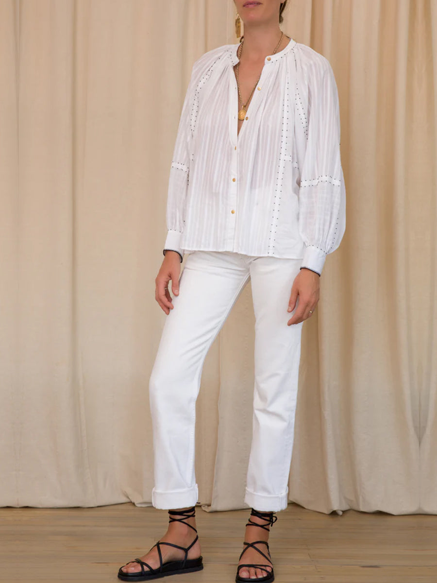 Ilio Nema | Thea Blouse in White