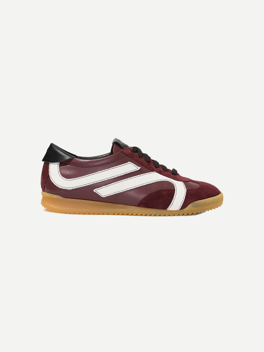 Proenza Schouler | Track Sneakers in Oxblood/Ivory