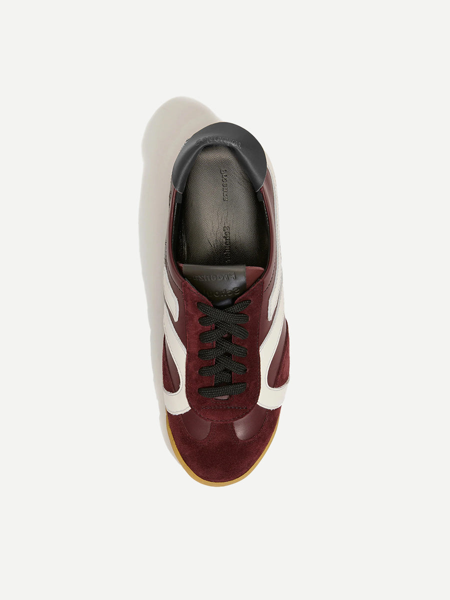 Proenza Schouler | Track Sneakers in Oxblood/Ivory