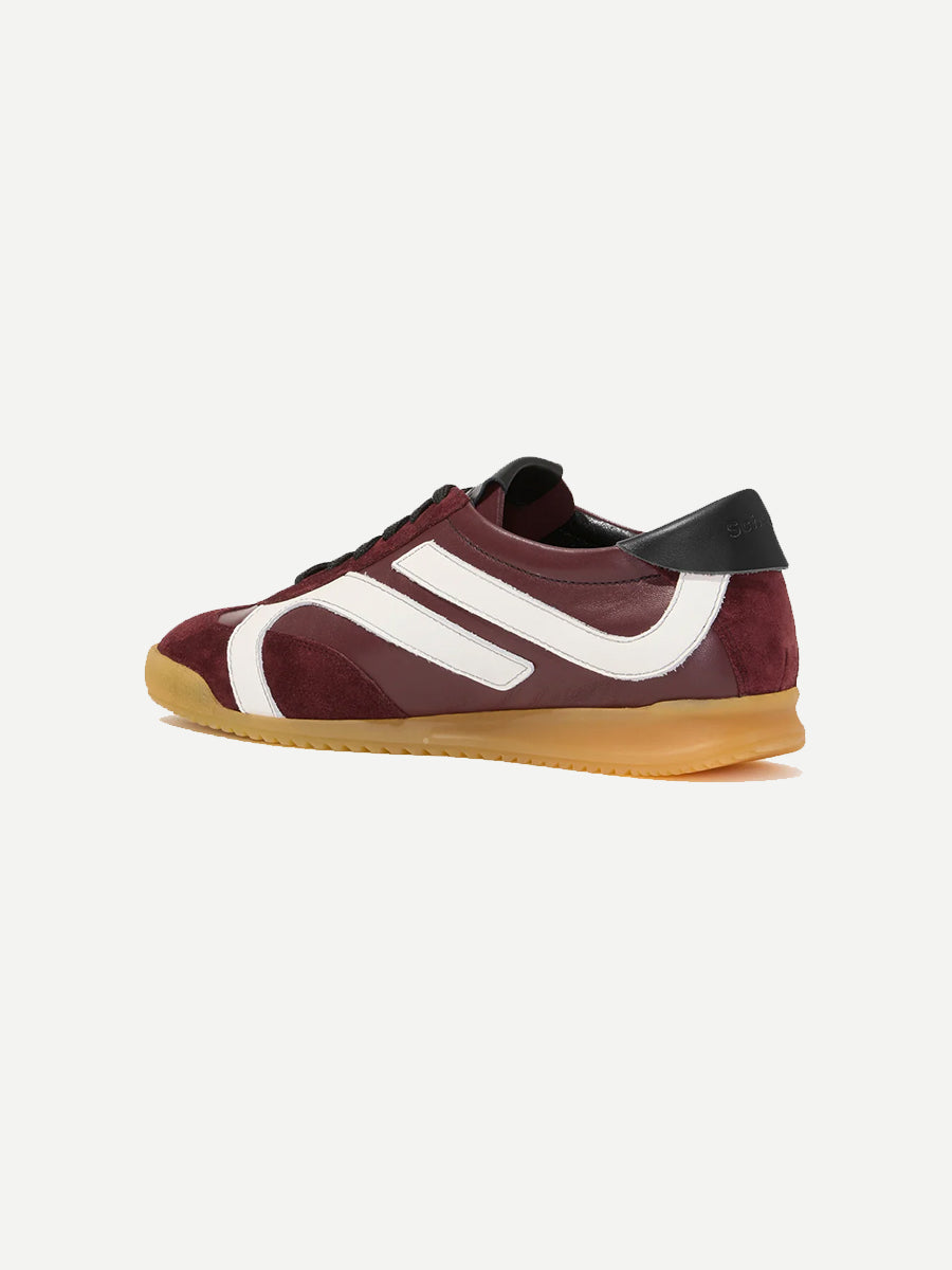 Proenza Schouler | Track Sneakers in Oxblood/Ivory