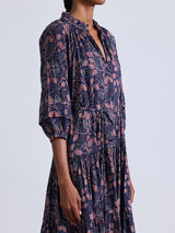 Apiece Apart | Trinidad Maxi Dress in Camille Floral Navy