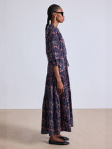 Apiece Apart | Trinidad Maxi Dress in Camille Floral Navy