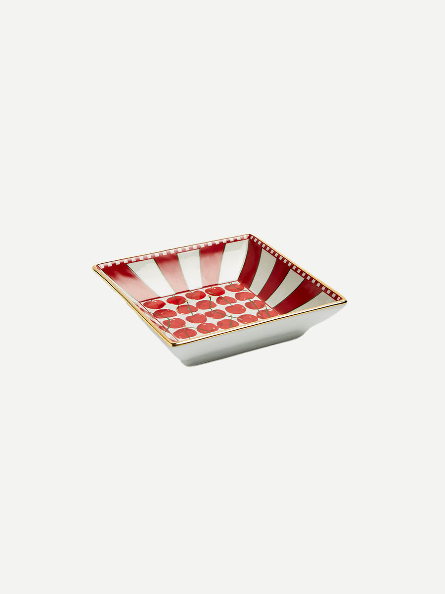 La DoubleJ | Trinket Tray in Cherries Avorio