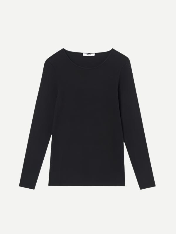 Jac+Jack | Vere Long Sleeve Top in Black