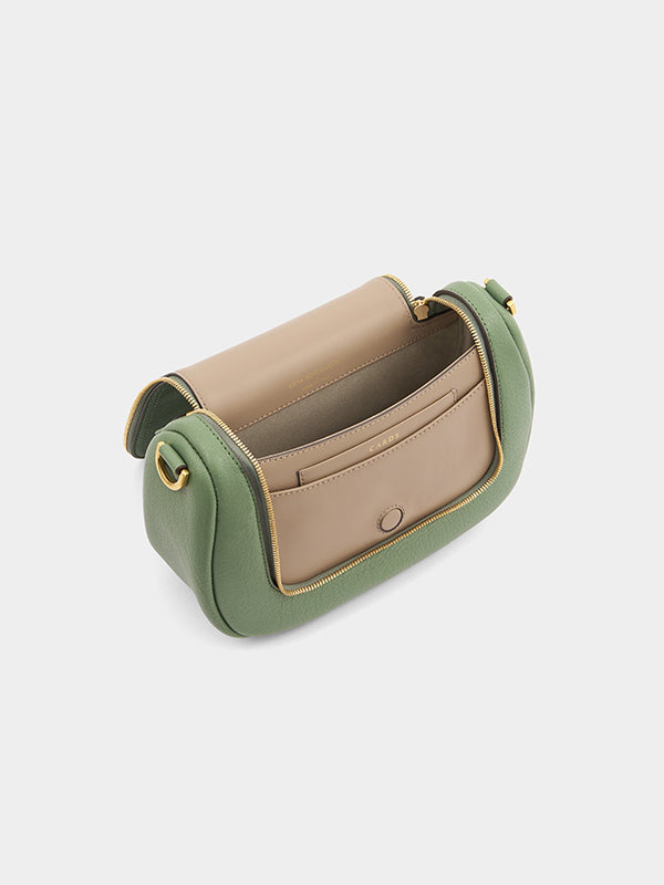 Anya Hindmarch | Vere Small Soft Satchel in Moss