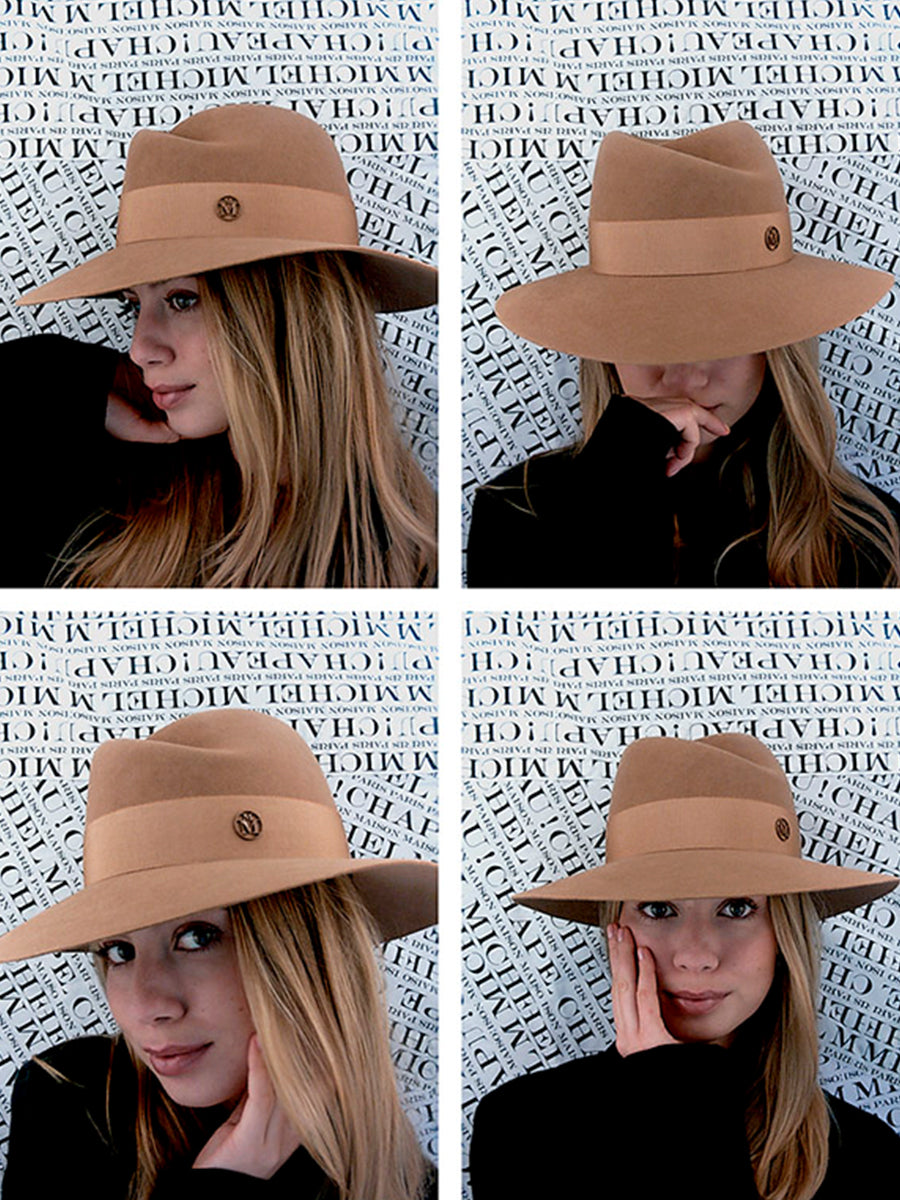 Maison Michel | Virginie Felt Hat in True Camel