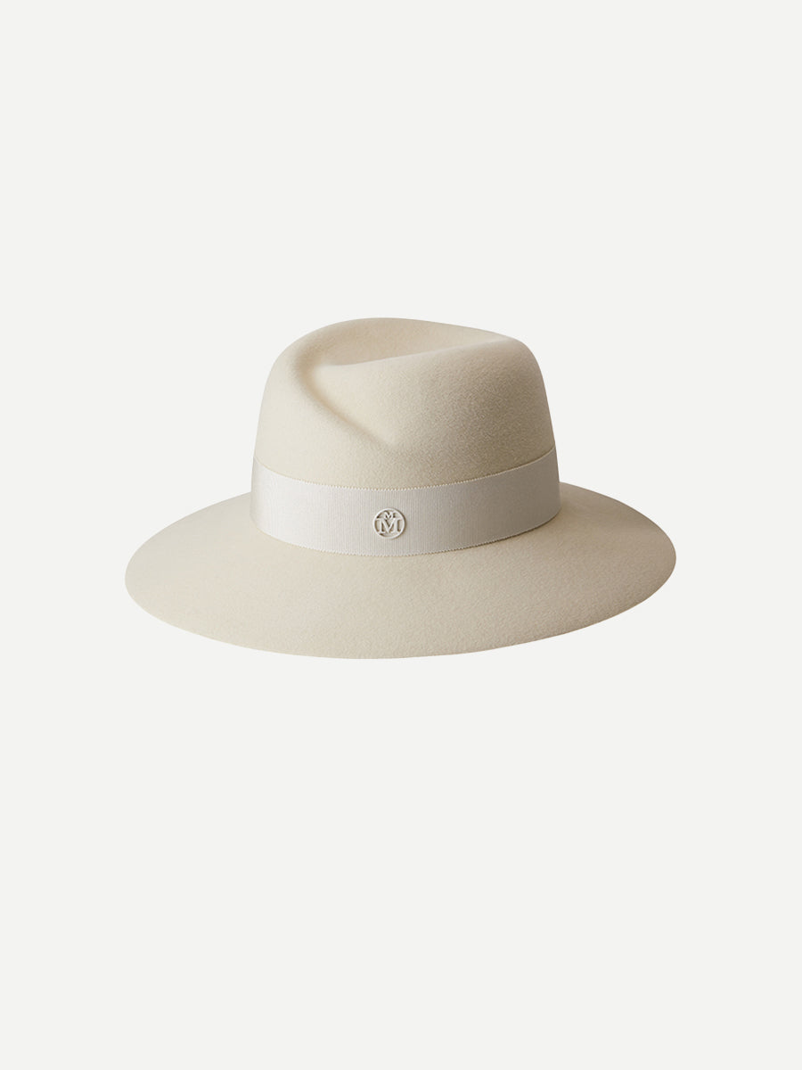 Maison Michel | Virginie Hat Felt in Seed Pearl