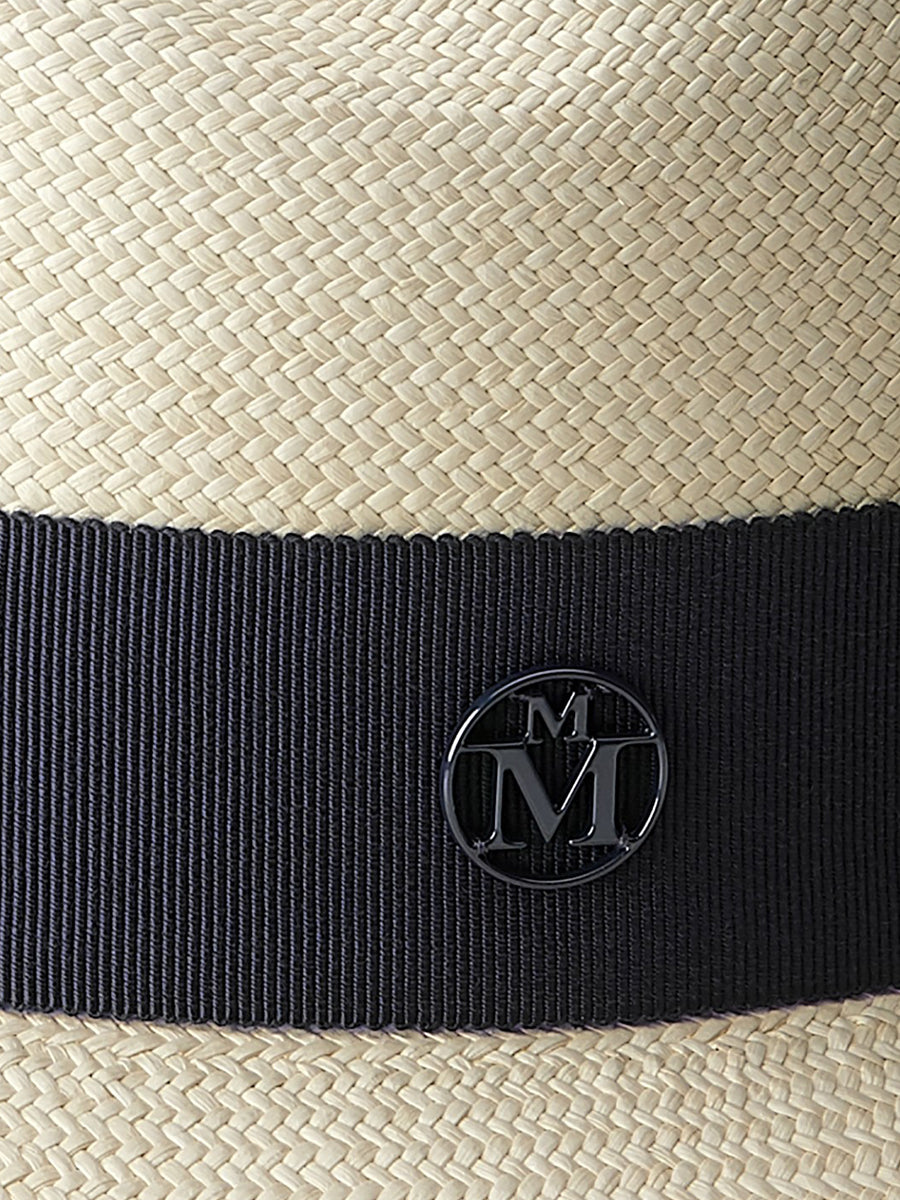 Maison Michel | Virginie Hat Straw Hat in Navy