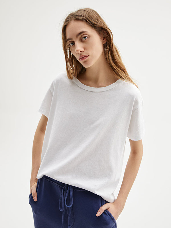 Nili Lotan Brady Tee in White