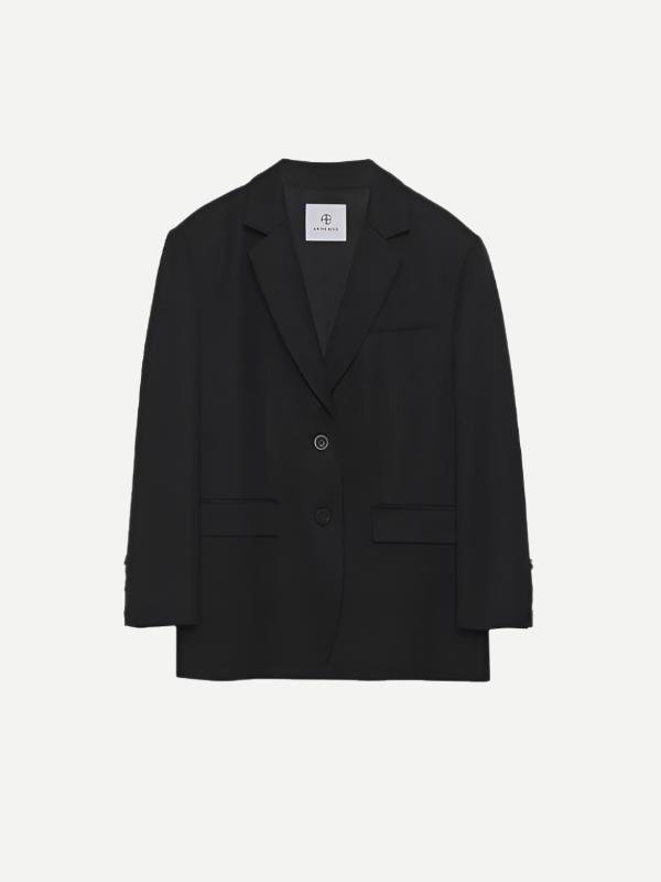 Anine Bing Classic Blazer in Black