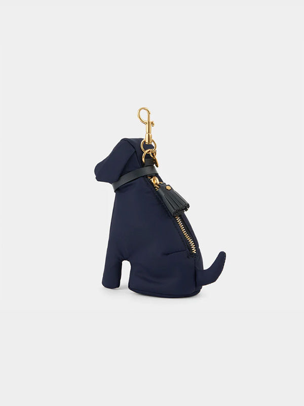 Anya Hindmarch Charm Shopper Dog in Ink