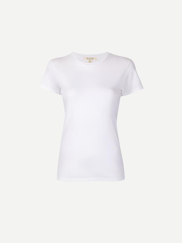 Nili Lotan Lana Crewneck Tee in White