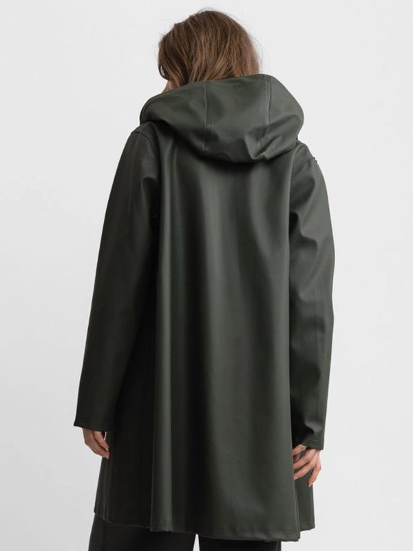 Stutterheim Mosebacke Raincoat In Green