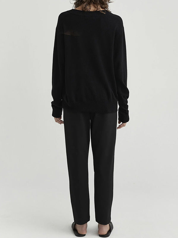 Jac + Jack Sharpo Sweater in Black