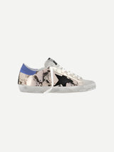 Golden Goose Sneakers Superstar In Python Black Star