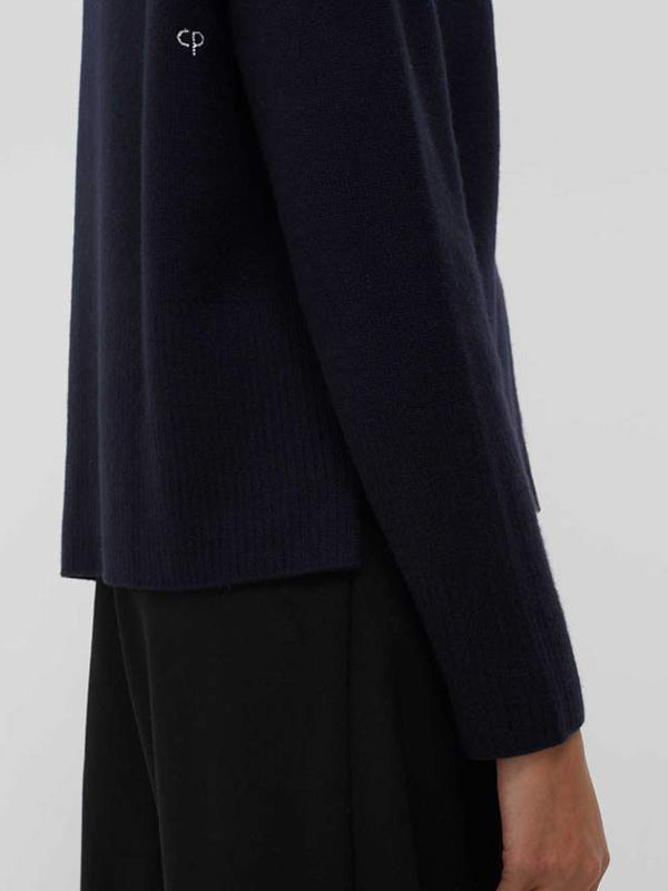 Chinti and Parker The Boxy Jumper in Navy