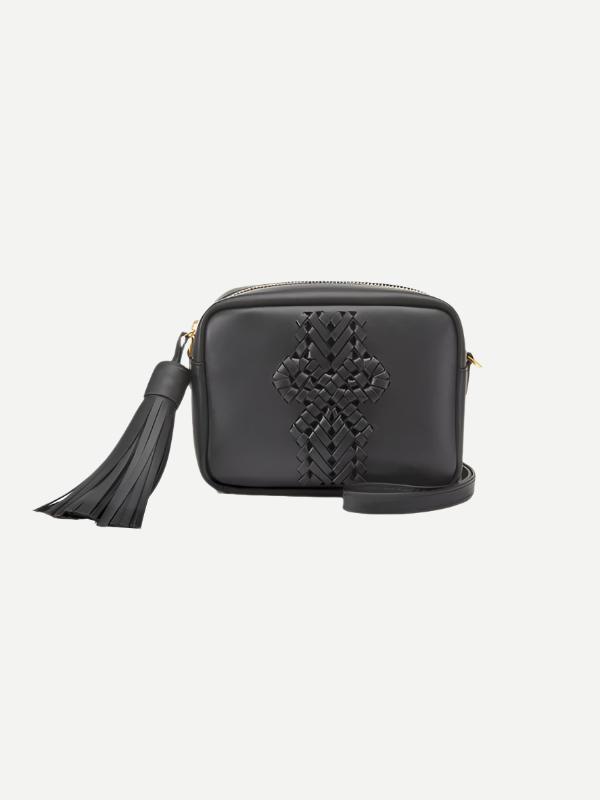 Anya Hindmarch The Neeson Tassel Cross Body in Black Circus